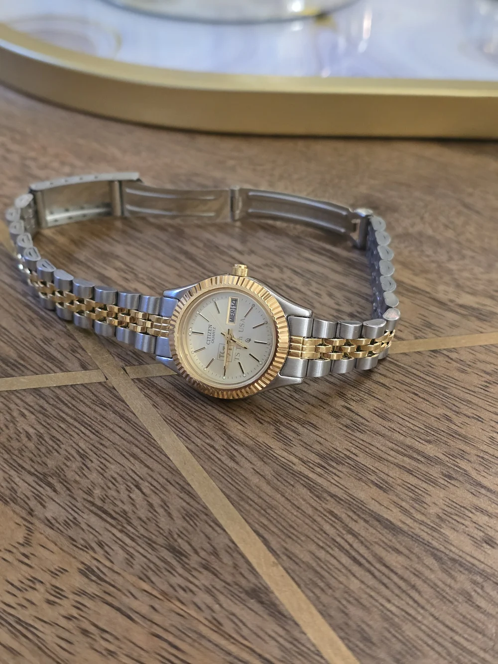 Citizen Two-Tone Gold and Silver Women's Quartz Watch